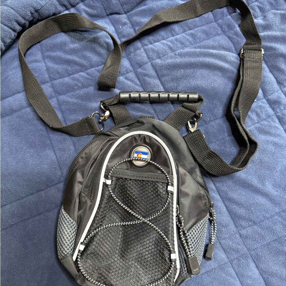 Black and Gray cross body sling